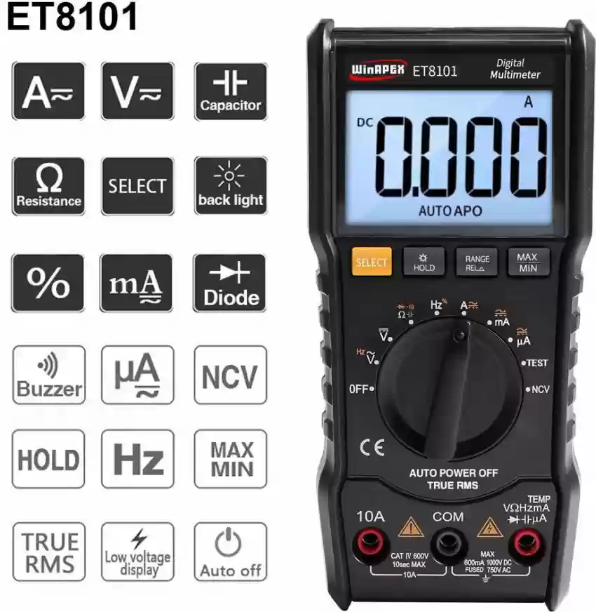 Winapex ET8101 Digital Multimeter Price in Pakistan